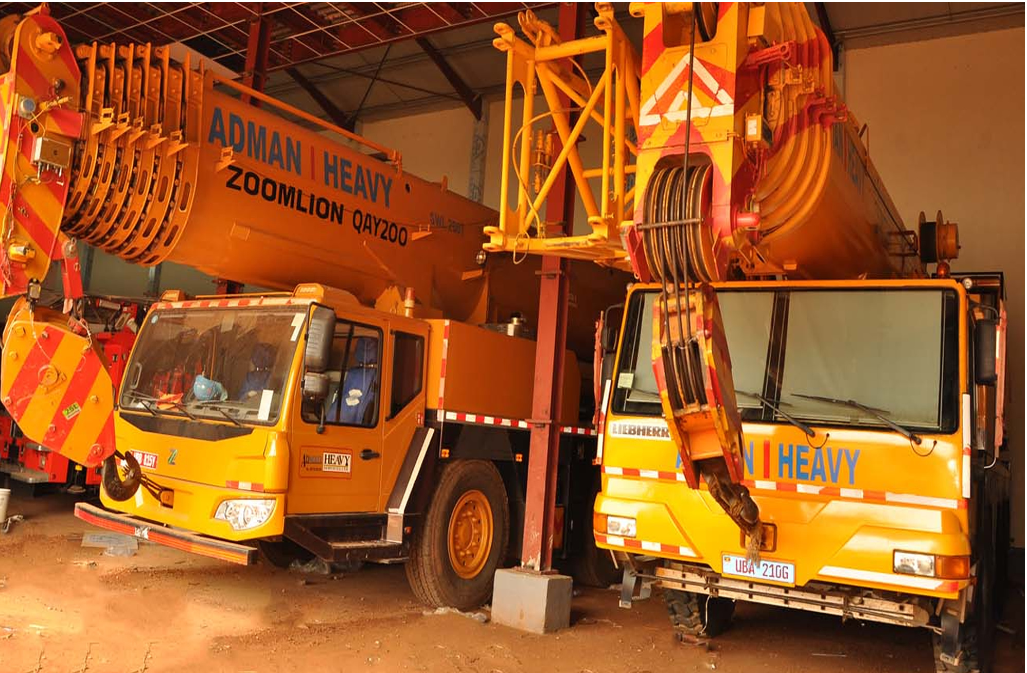 Adman Cranes 200TN and 100 TN